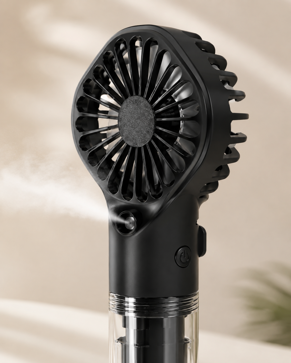 Rocío | Ventilador de mano con pulverizador