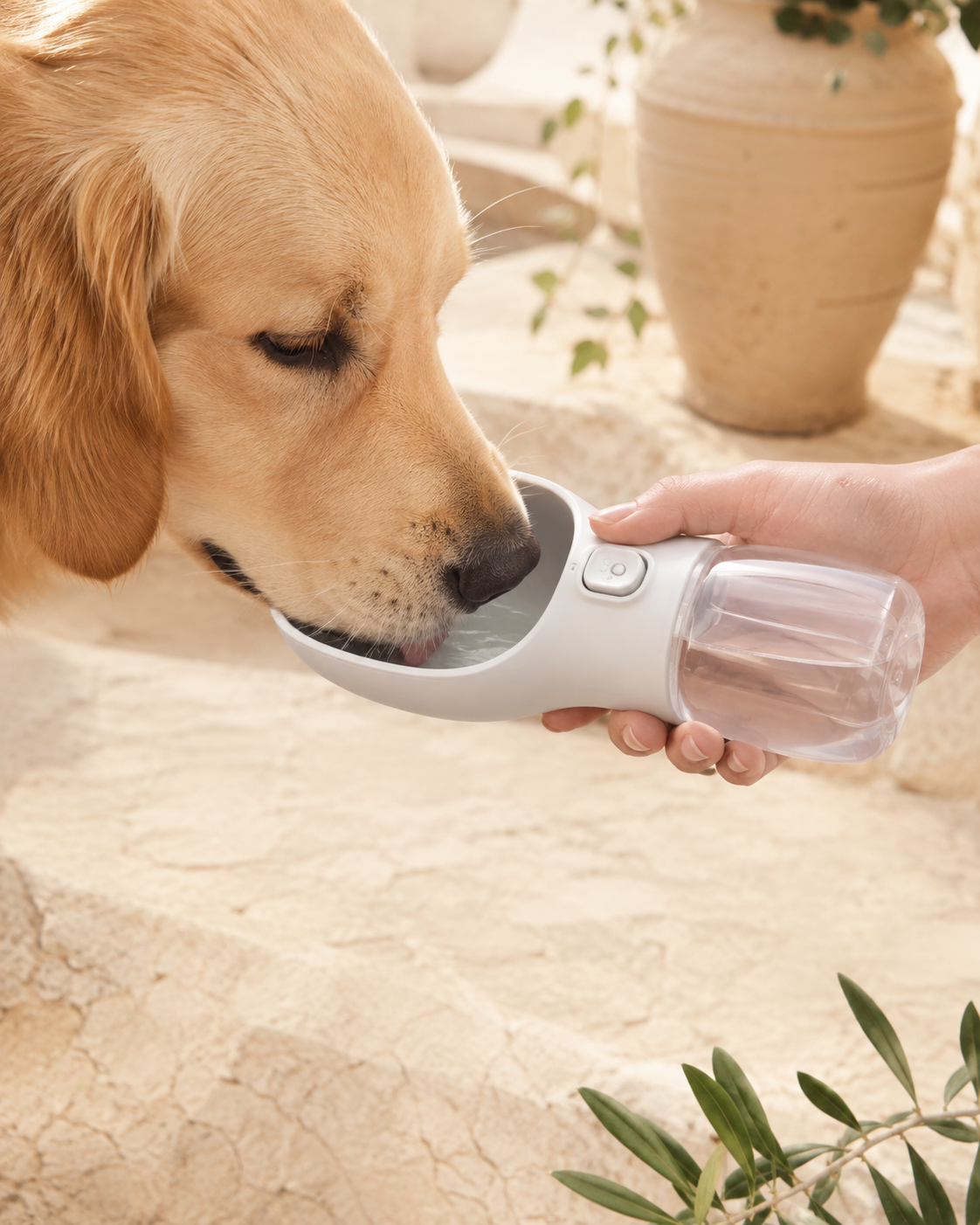 Fuente | Botella bebedero portátil para perros