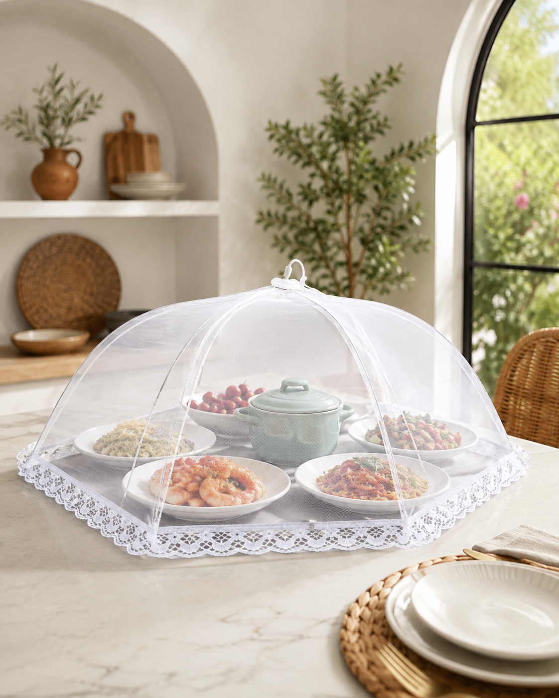 Cúpula | Cubierta plegable para alimentos