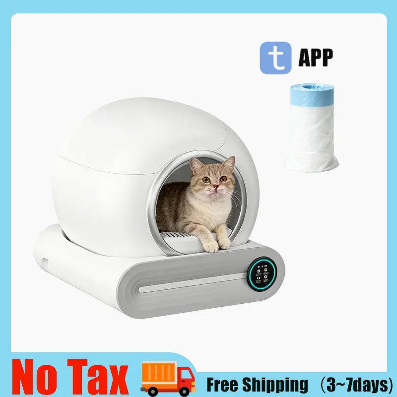 Arenero autolimpiable con control por app para gato - ESTIORA Mascotas